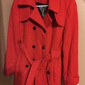 Calvin Klein Coat - Medium Red